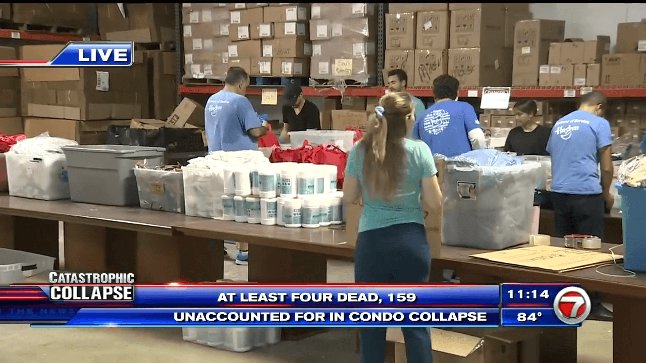 GEM Builds Care Packages for Families Affected by Surfside Apartment Collapse