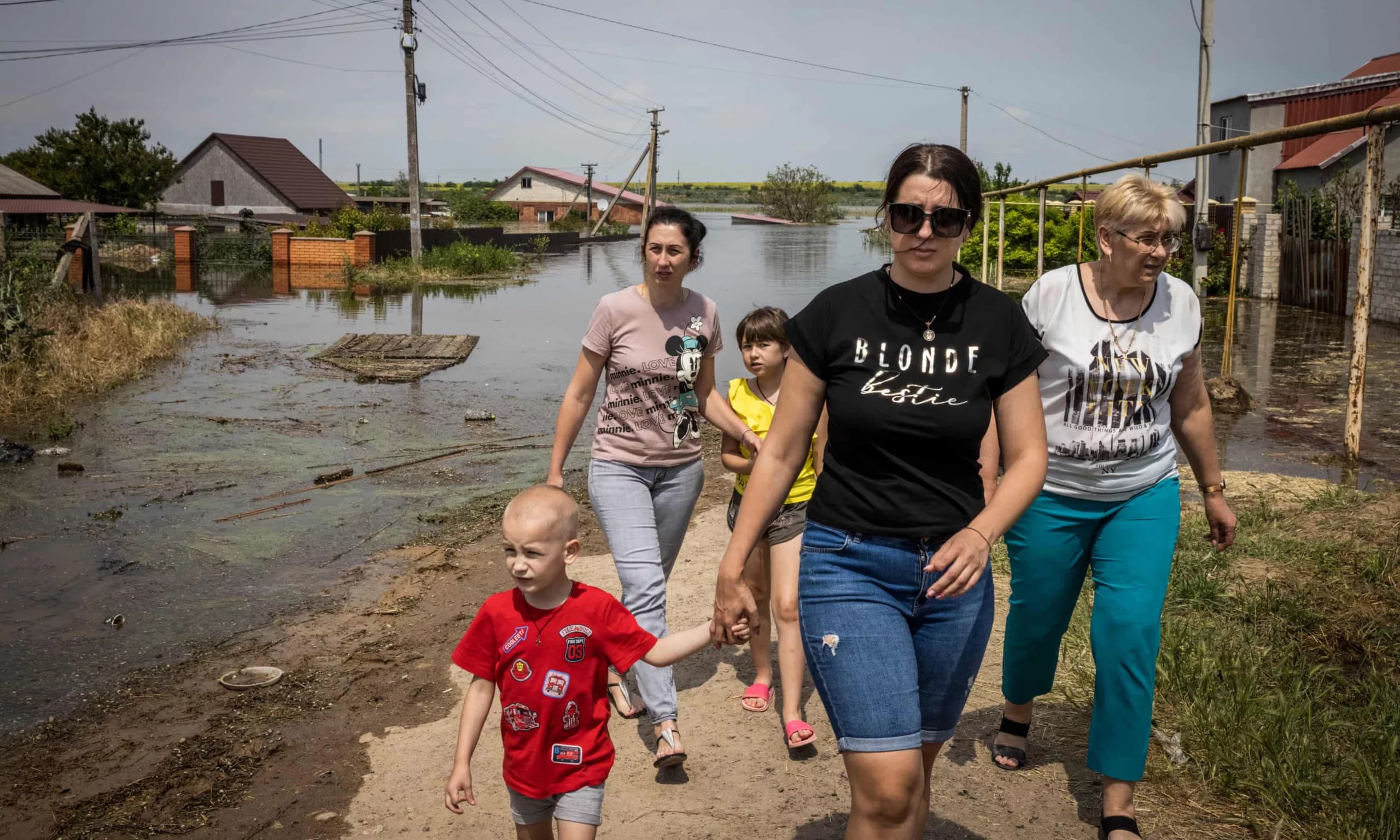 'They Hate Us So Much': Villagers Flee Flooding After Dam Attack