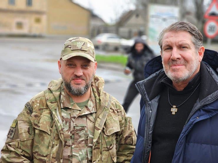 American Philanthropist Michael Capponi Shows Solidarity with Ukrainians in Donetsk